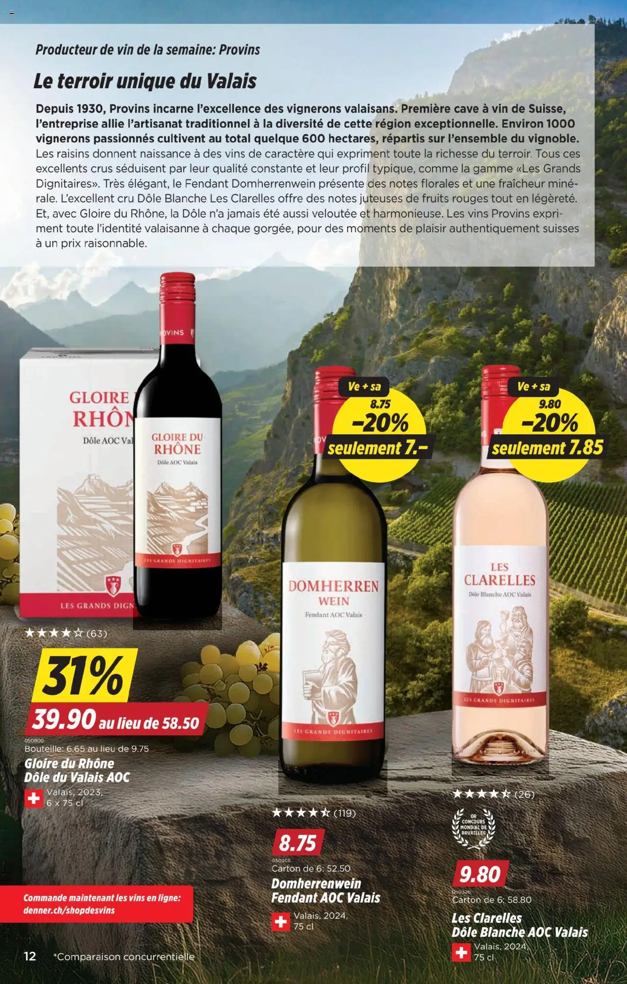 Denner Prospectus ab 22.07.2025 | Seite: 12 | Produkte: Wein