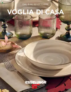 Anteprima del volantino Esselunga S Voglia di Casa Roma catalogo valido a partire dal 09.10.2025