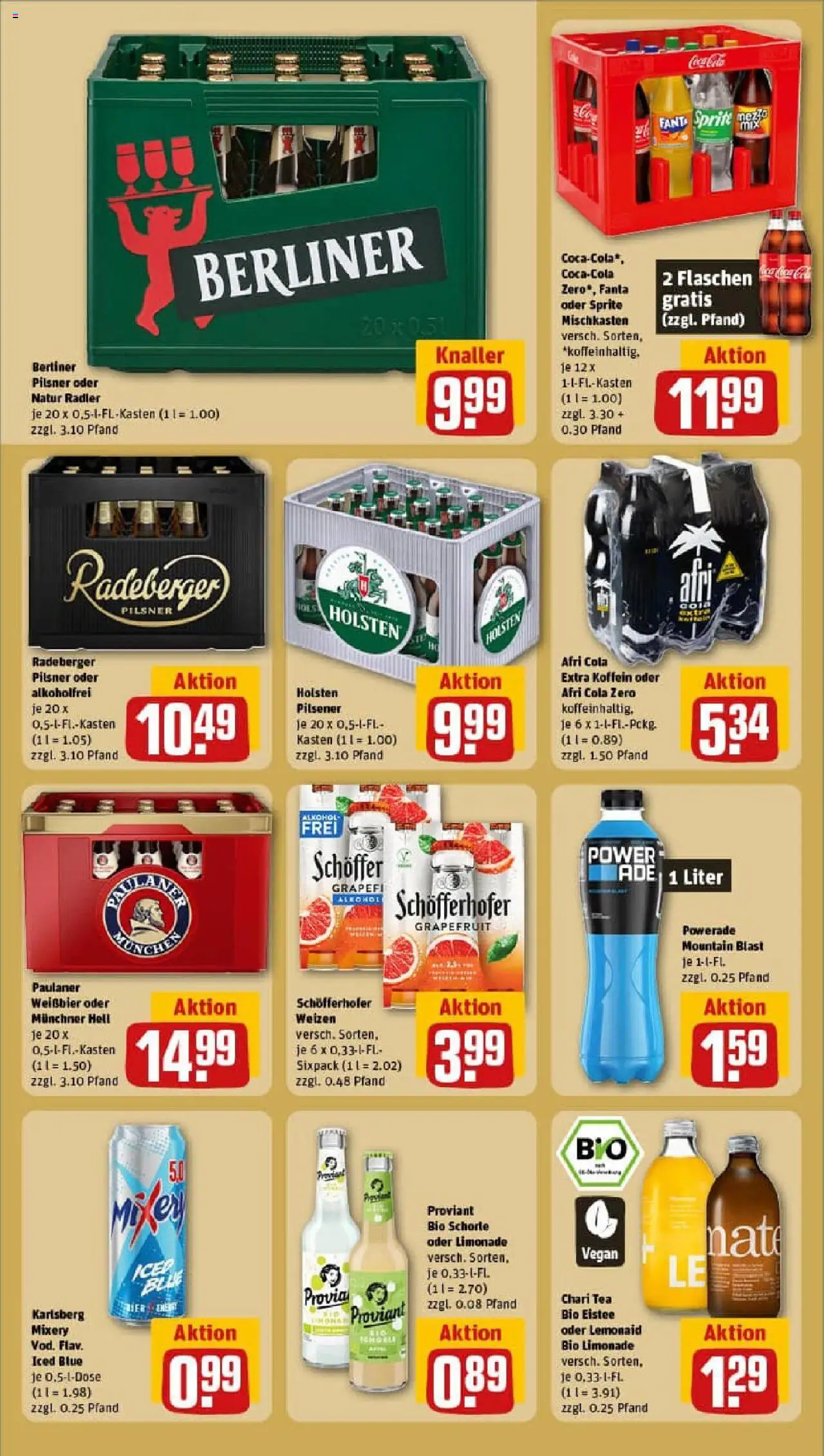 Rewe prospekt Golßen	 – gültig ab 13.10.2025 | Seite: 14 | Produkte: Berliner, Sprite, Cola, Radeberger pilsner
