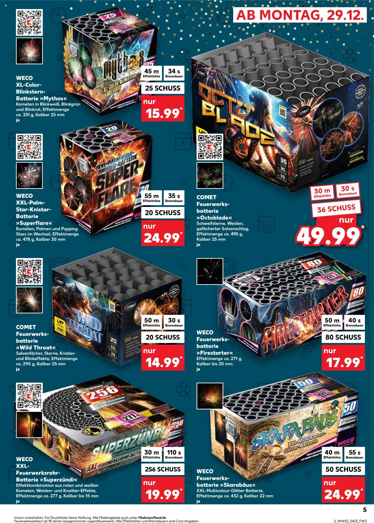 Kaufland Feuerwerk Angeboten – gültig ab 29.12.2025 | Seite: 5