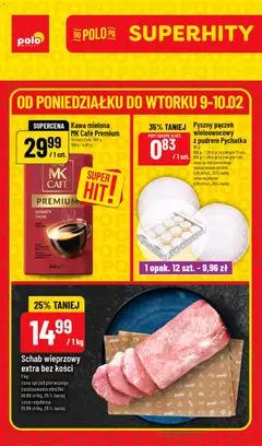 Pogląd oferty "POLOmarket Gazetka - Super Hity" - ważna od 09.02.2026
