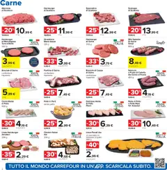 Volantino Carrefour del 21.08.2025 | Pagina: 2 | Prodotti: Pollo, Suino, Salsiccia, Spiedini