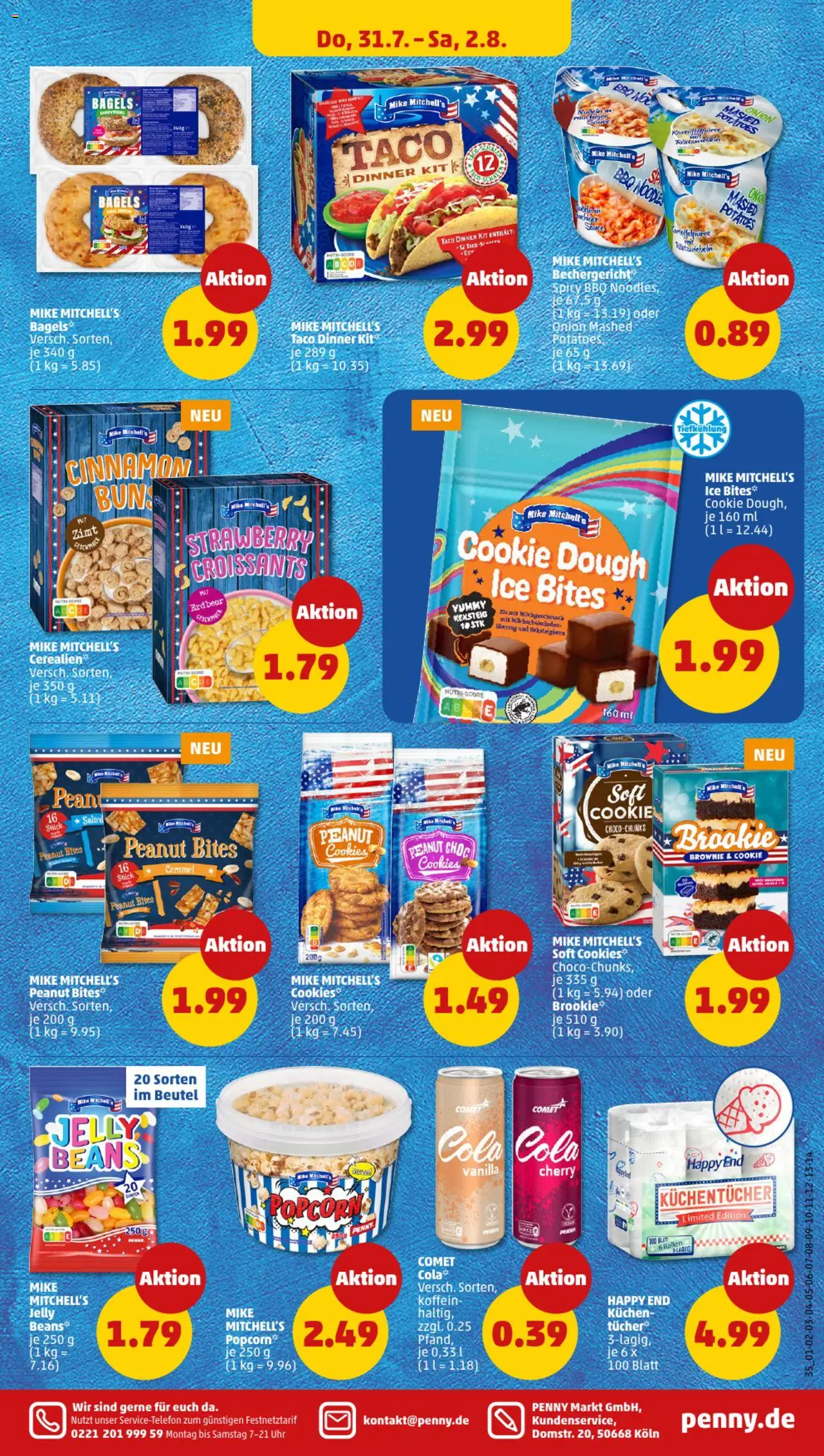 Penny Prospekt 	 - gültig ab dem 28.07.2025 | Seite: 35 | Produkte: Cola, Kuchen, Uhr
