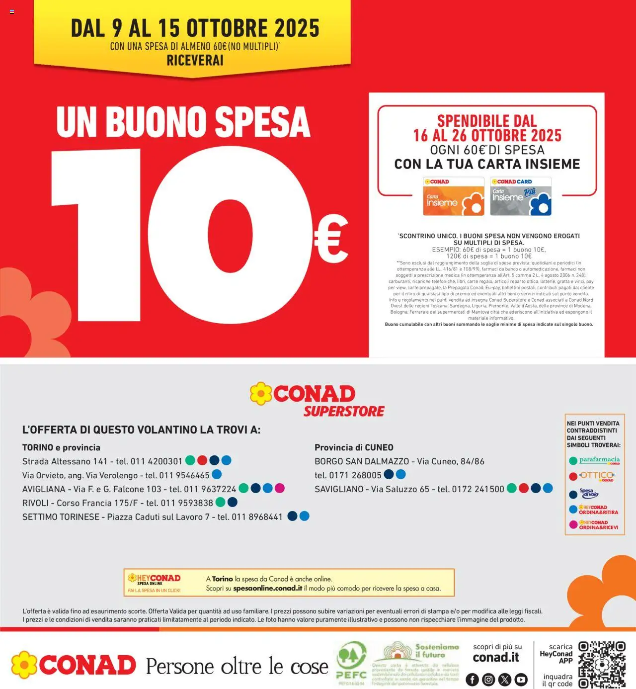 Volantino Conad del 09.10.2025 | Pagina: 32 | Prodotti: Stampa