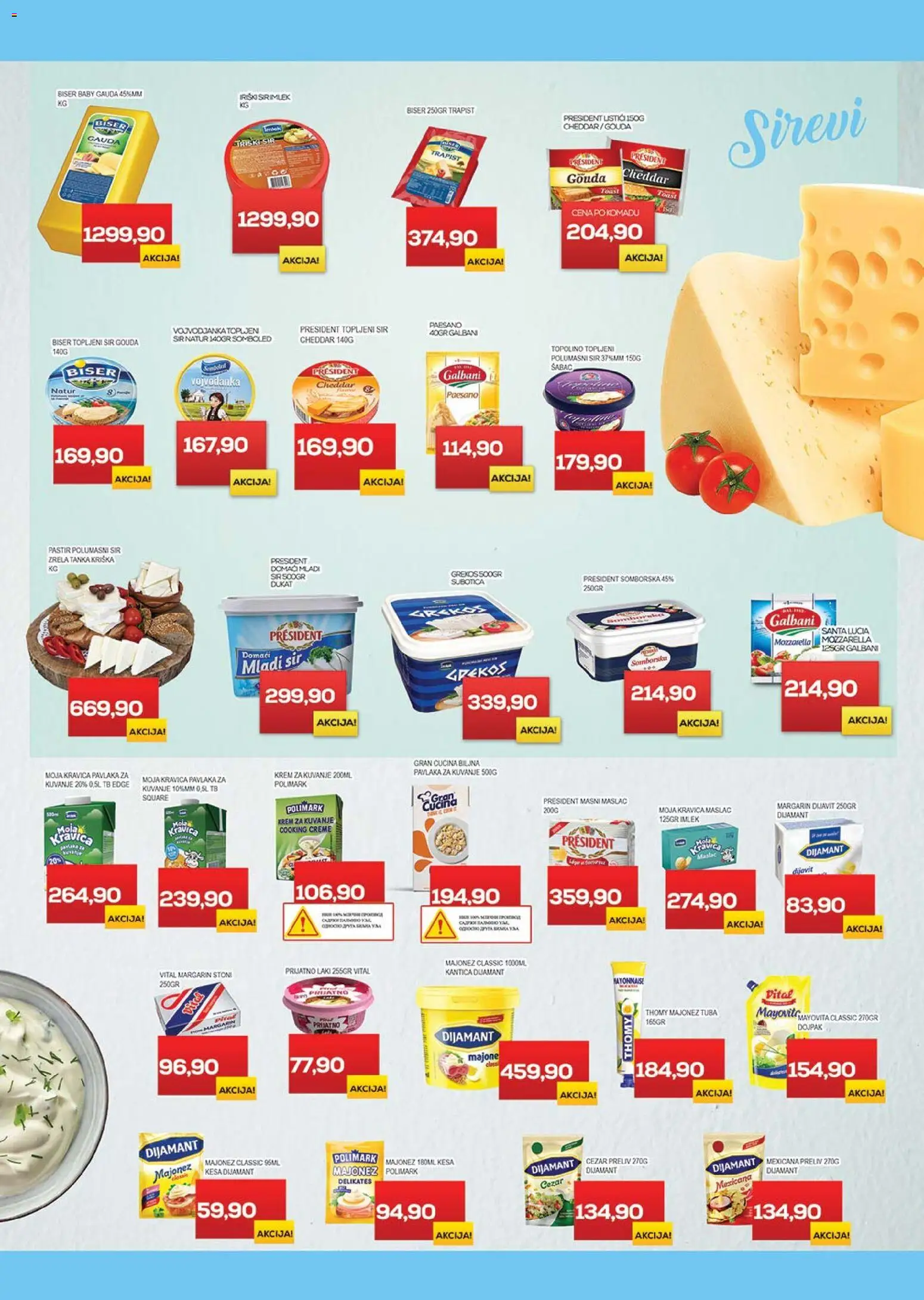 Medius katalog - važi od 18.11.2025 | Strana: 6 | Proizvode: Maslac, Mladi sir, Gouda, Topljeni sir