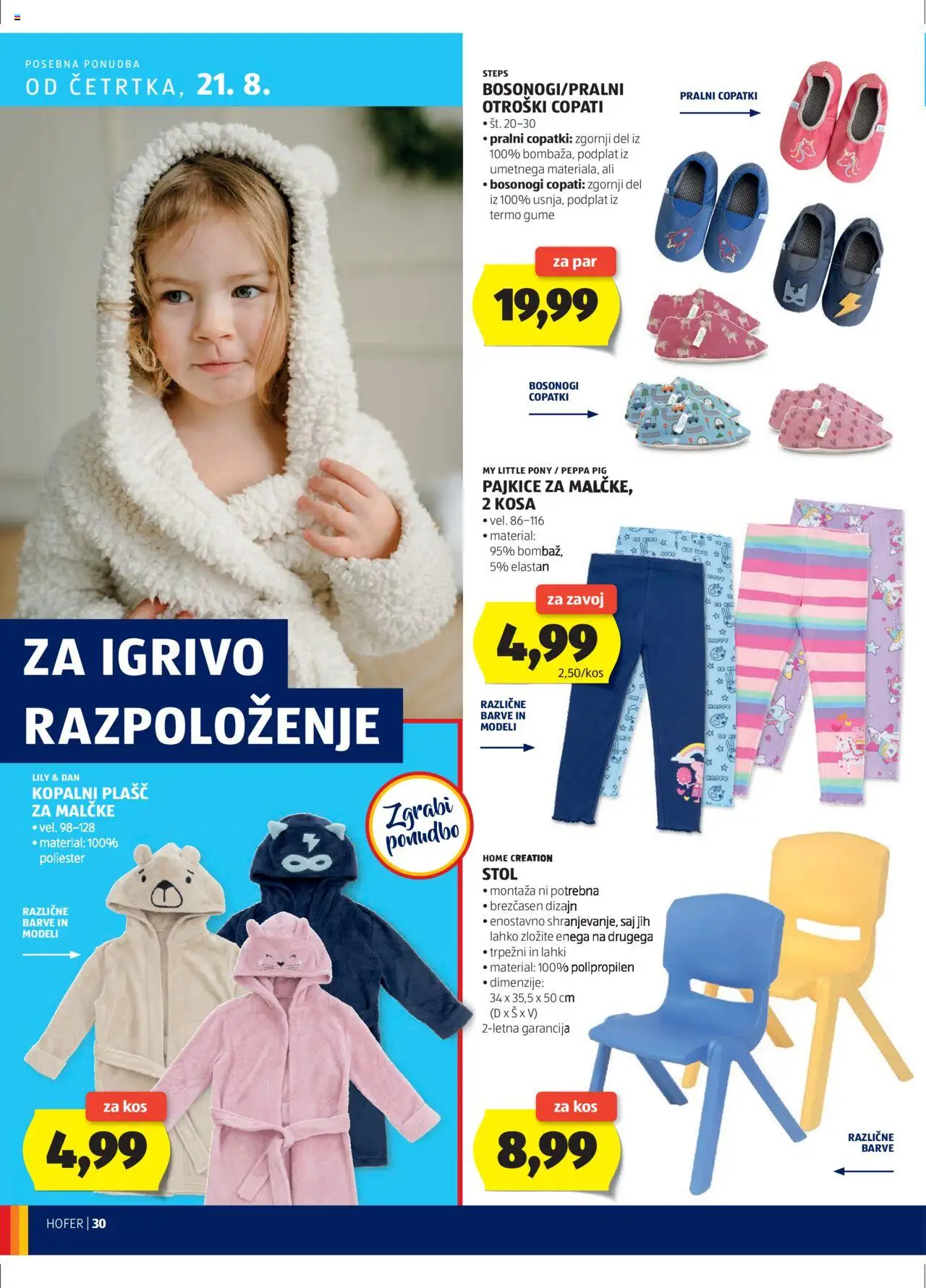 Hofer SI katalog | vrijedi od 14.08.2025 | Stranica: 30 | Proizvodi: Stol