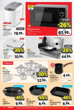 Katalog Plodine - Pregled kataloga iz trgovine Plodine, vrijedi od 11.02.2026 | Stranica: 42 | Proizvodi: Toster, Tognana, Pećnica, Mikrovalna pećnica