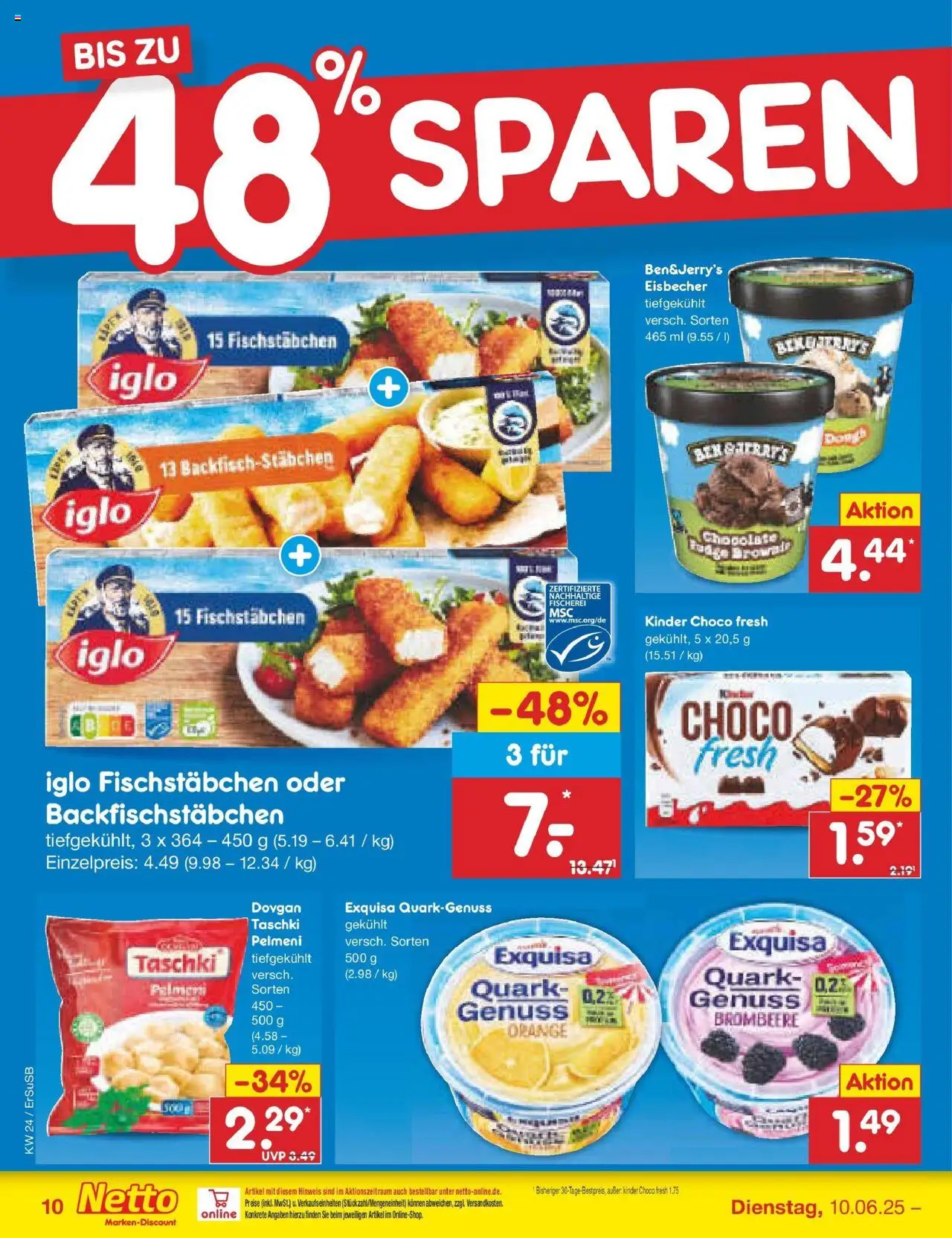Netto Marken-Discount prospekt Erfurt	 - gültig ab dem 10.06.2025 | Seite: 10