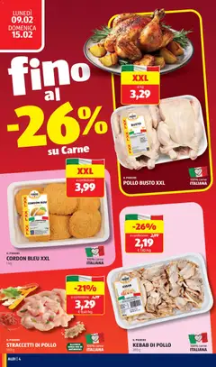 Anteprima del volantino POLLO BUSTO XXL, 100% carne ITALIANA valido a partire dal 09.02.2026 | Pagina: 4