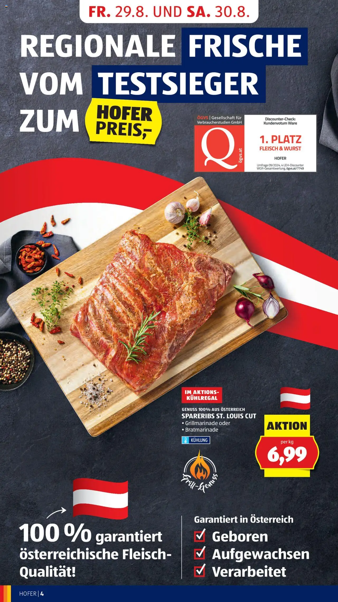 Hofer Flugblatt gültig ab 29.08.2025 | Seite: 6 | Produkte: Wurst