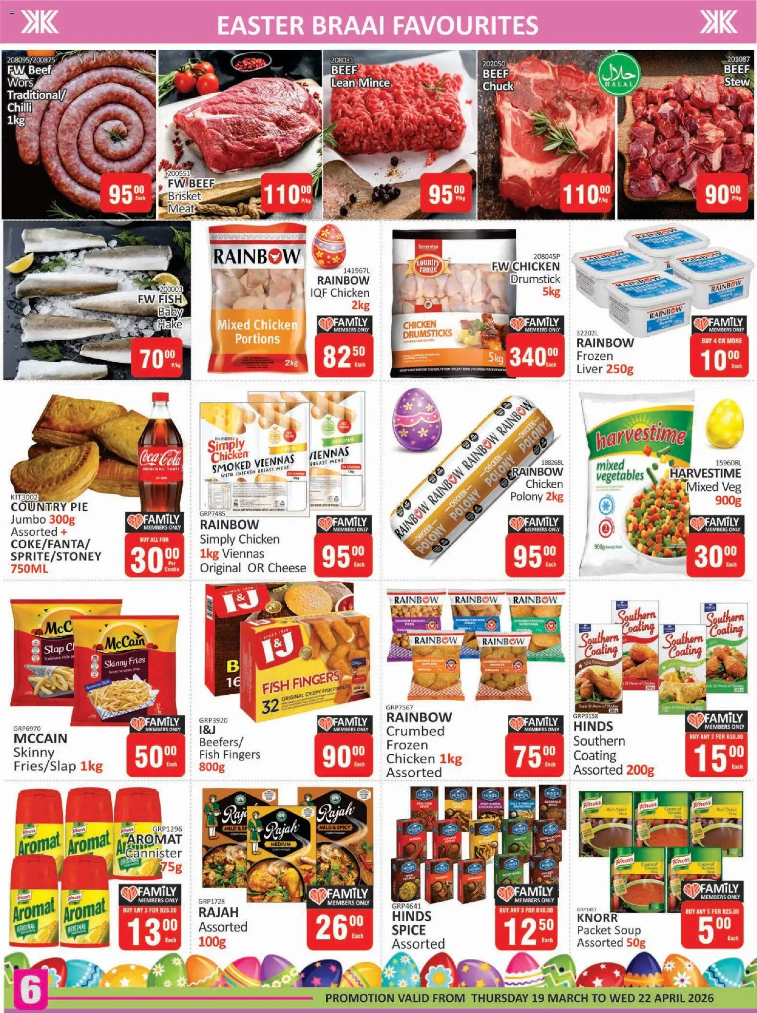 New KIT KAT Cash & Carry catalogue – valid from 19.03.2026 | Page: 6 | Products: Cannister, Cheese, Polony, Chicken