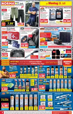 Norma Prospekt 	 - gültig ab dem 28.07.2025 | Seite: 4 | Produkte: Tasche, Öl, Tür