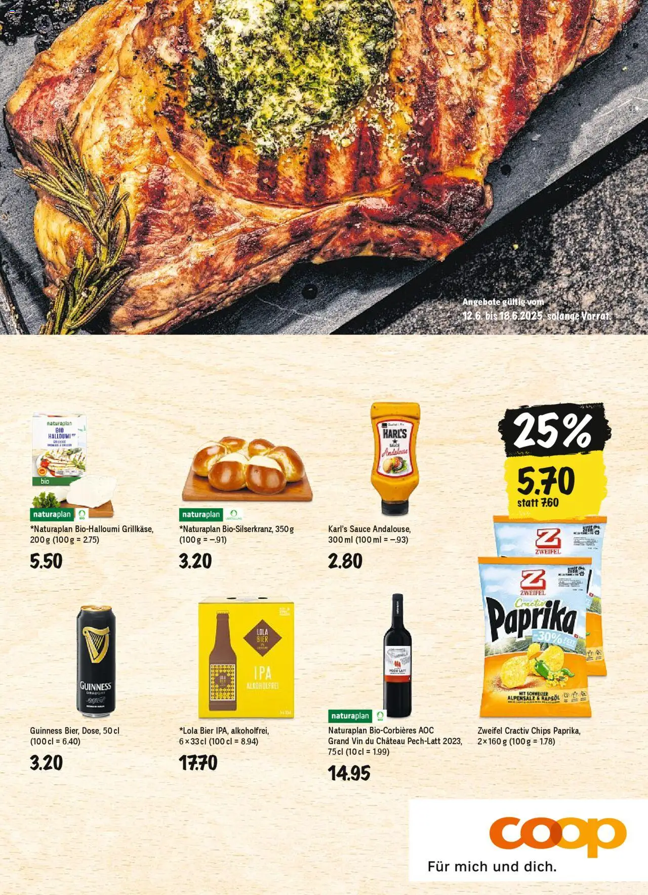 Coop - Magazin ab 12.06.2025 | Seite: 39 | Produkte: Rapsöl, Bier, Chips