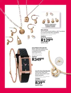 Avon - Womens Month │ valid from 14.08.2025 | Page: 17 | Products: Watch, Earrings, Cable, Necklaces