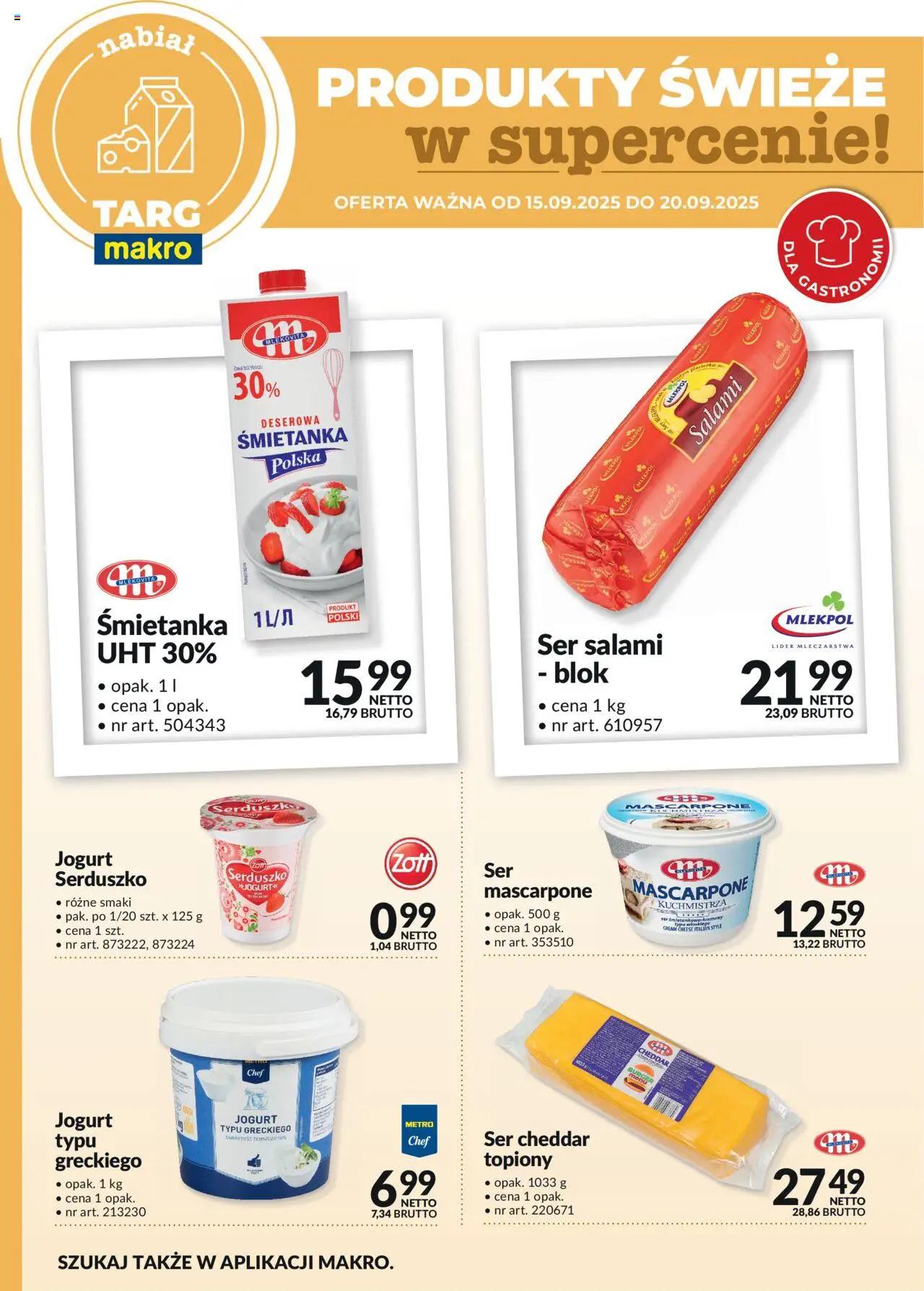 Makro Gazetka - Produkty świeże w supercenie od 15.09.2025 | Strona: 3