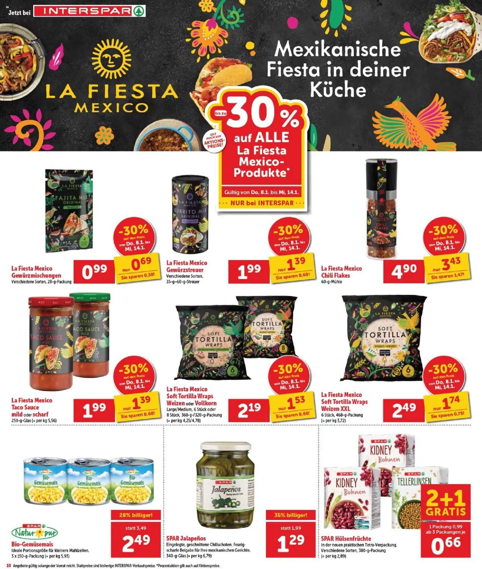 Interspar Flugblatt - Burgenland gültig ab 08.01.2026 | Seite: 10 | Produkte: Chili