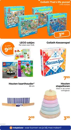 Trekpleister - Folder - Voorbeeld van een folder van Trekpleister, geldig van 17.02.2026 | Pagina: 61 | Producten: Puzzel, Spel, Zsúrkenyér