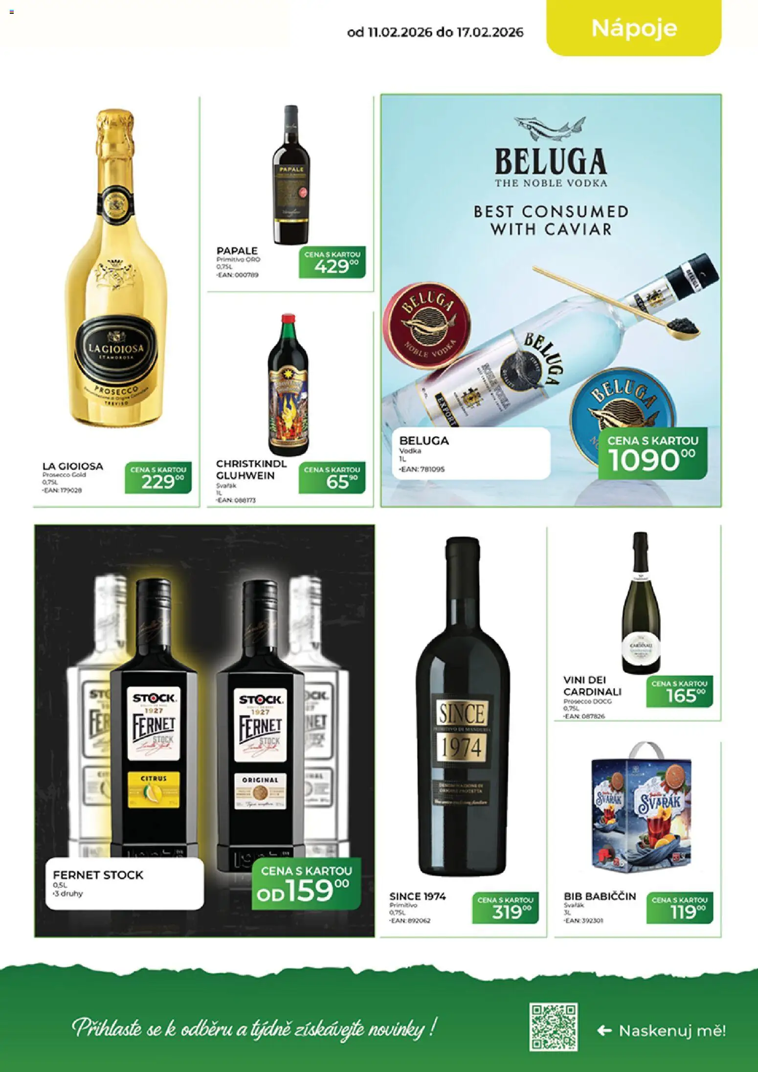 Tamda Foods leták od 11.02.2026 | Strana: 15 | Produkty: Svařák, Prosecco, Vodka, Fernet