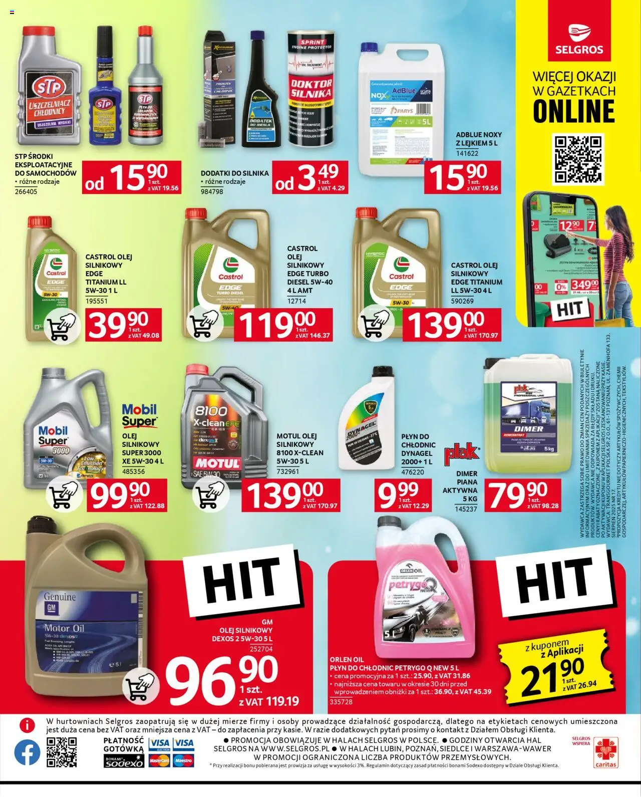 Selgros cash&carry Gazetka - Oferta przemysłowa od 14.08.2025 | Strona: 26 | Produkty: Olej