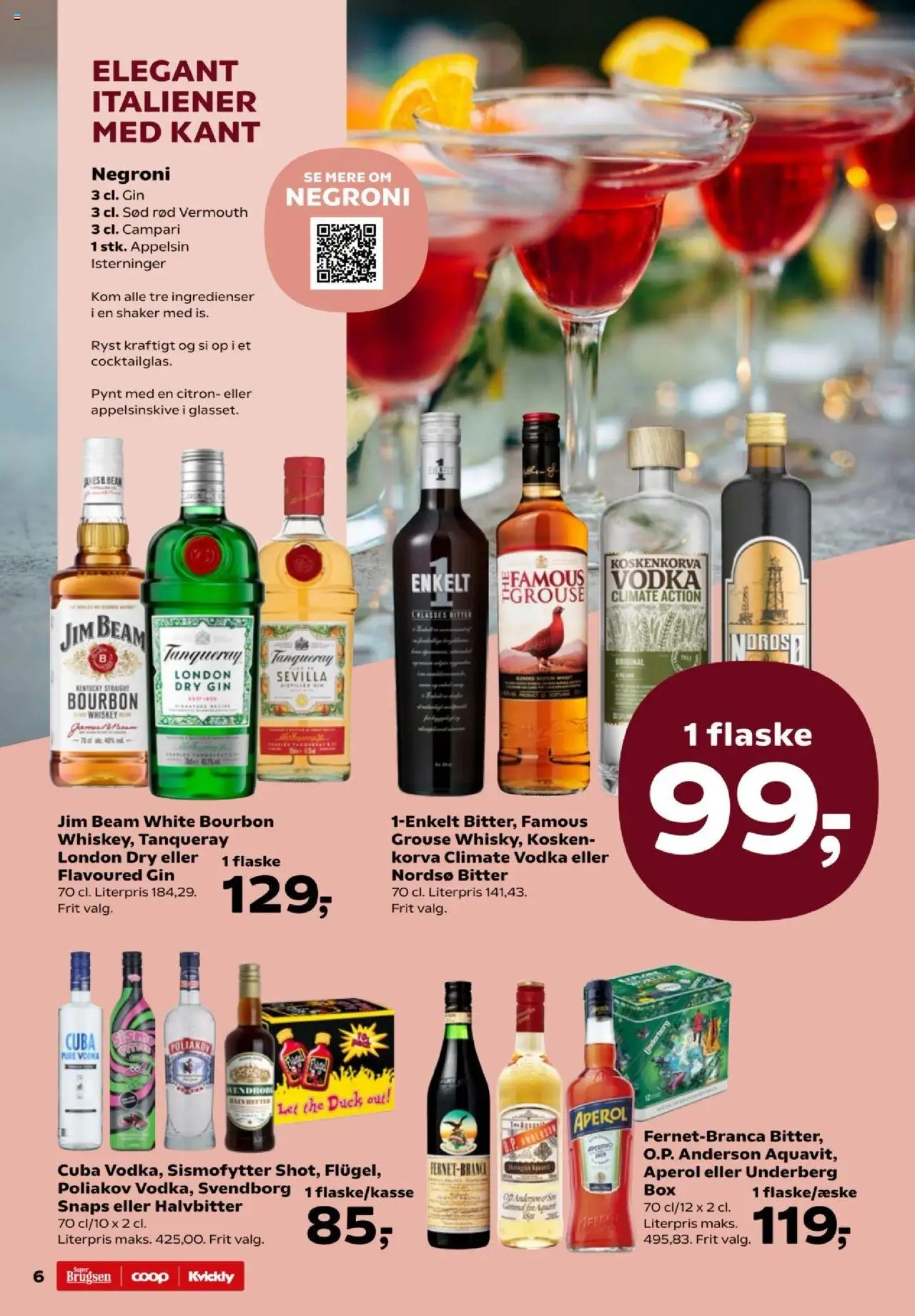 Kvickly tilbudsavis – gyldig fra 26.09.2025 | Side: 50 | Produkter: Bourbon, Gin, Vodka, Is