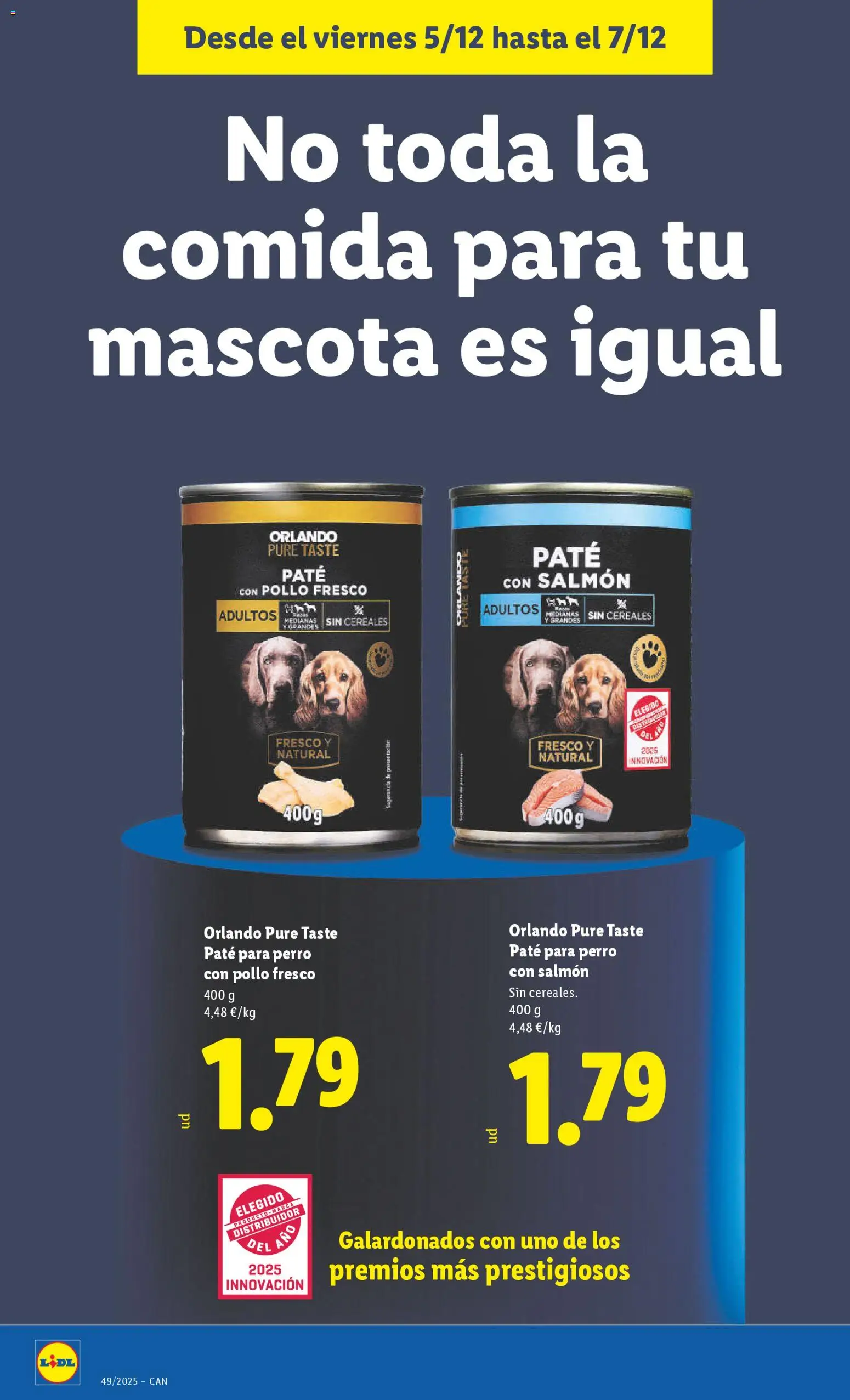 Lidl - Canarias │ válido desde el 01.12.2025 | Página: 24 | Productos: Paté, Cereales