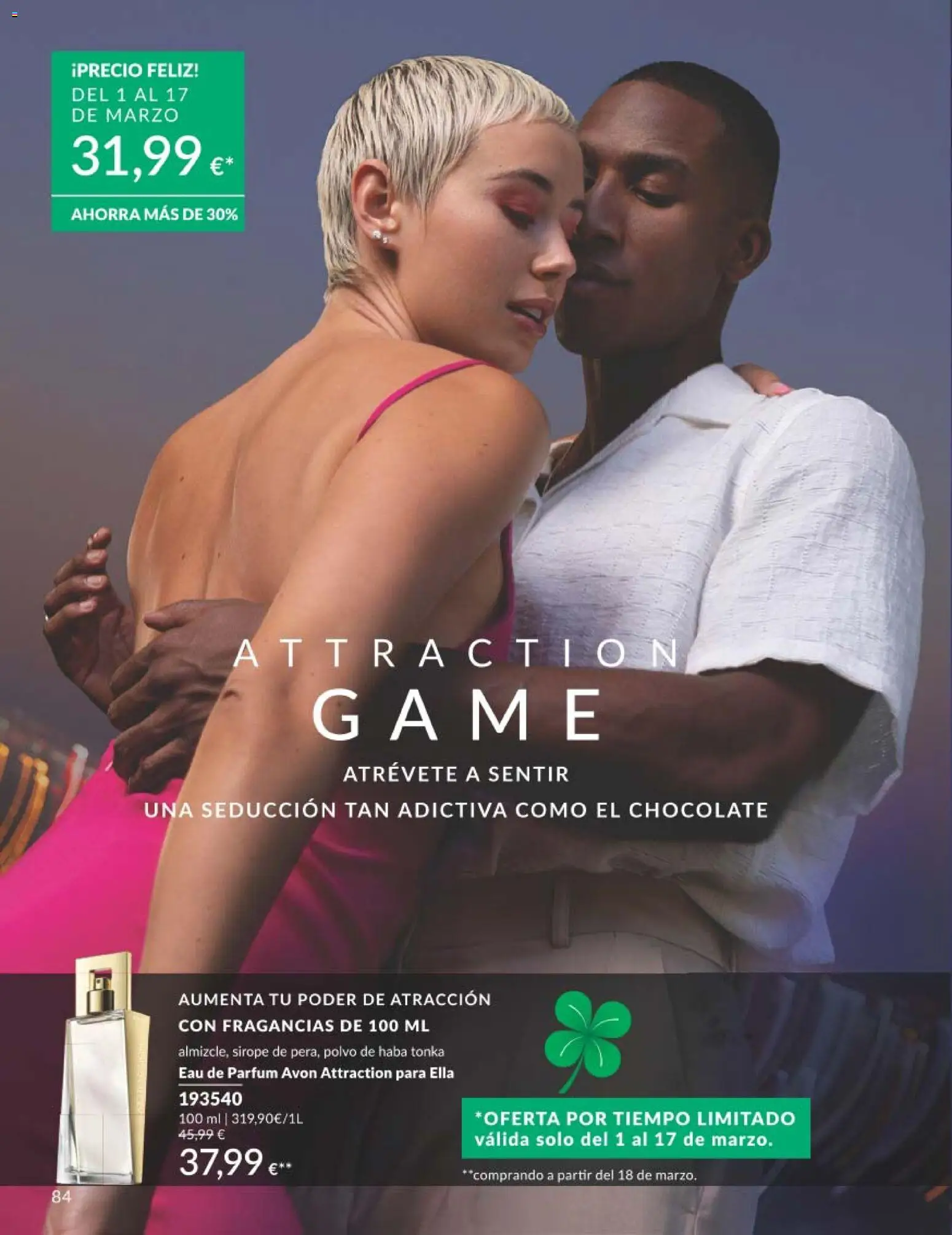 Catálogo AVON campaña 3 │ válido desde el 01.03.2026 | Página: 90 | Productos: Perfume, Polvo, Chocolate, Eau de parfum