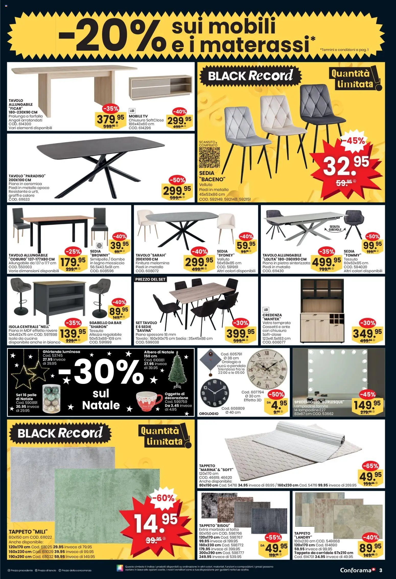 Conforama Aktionen IT – gültig ab 03.12.2025 | Seite: 3 | Produkte: TV