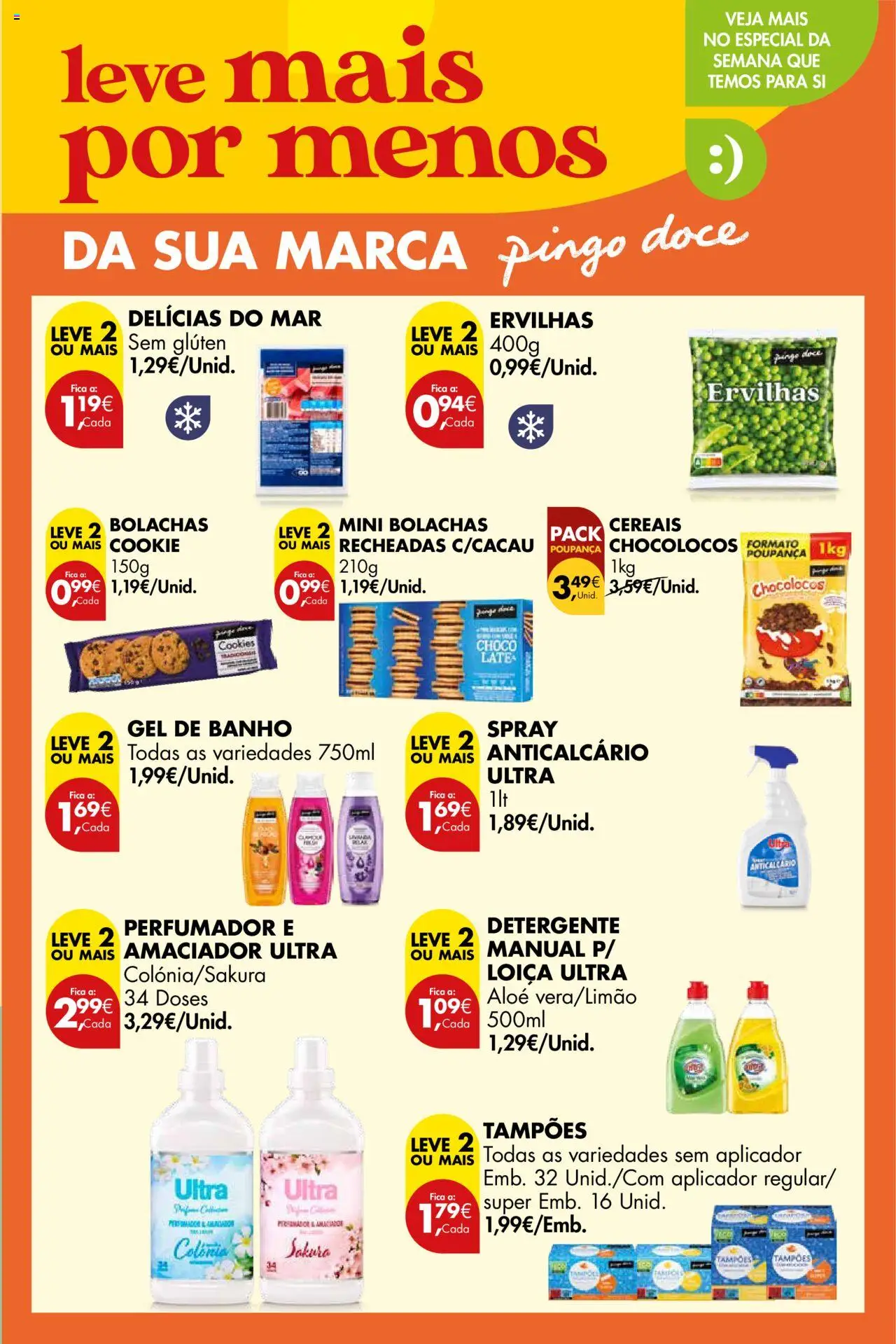 Pingo Doce Poupe este Fim de Semana │ válido de 08.08.2025 | Página: 21 | Produtos: Gel de banho, Detergente, Banho, Chocolate