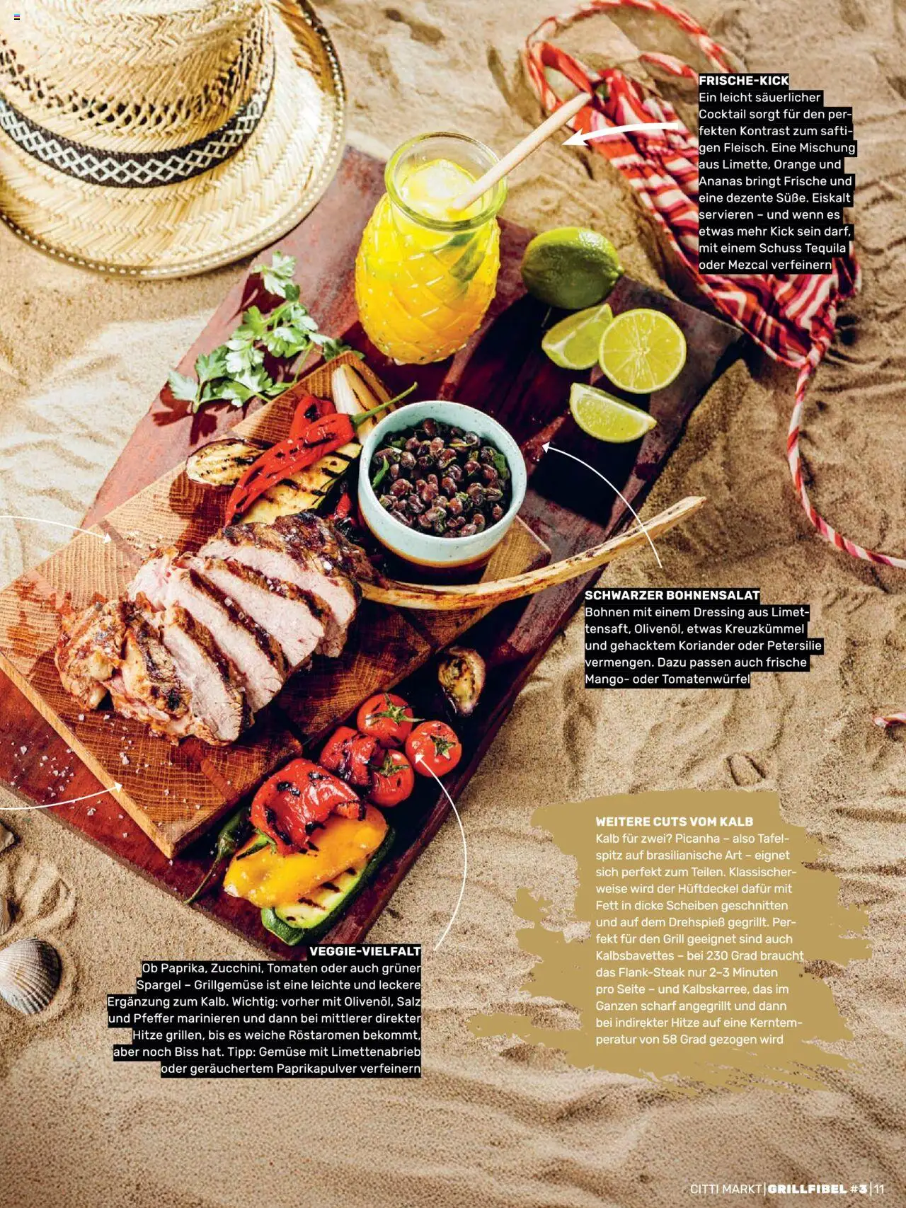 CITTI Markt Grill Fibel - gültig ab dem 25.06.2025 | Seite: 11 | Produkte: Grill, Spargel, Salz, Petersilie