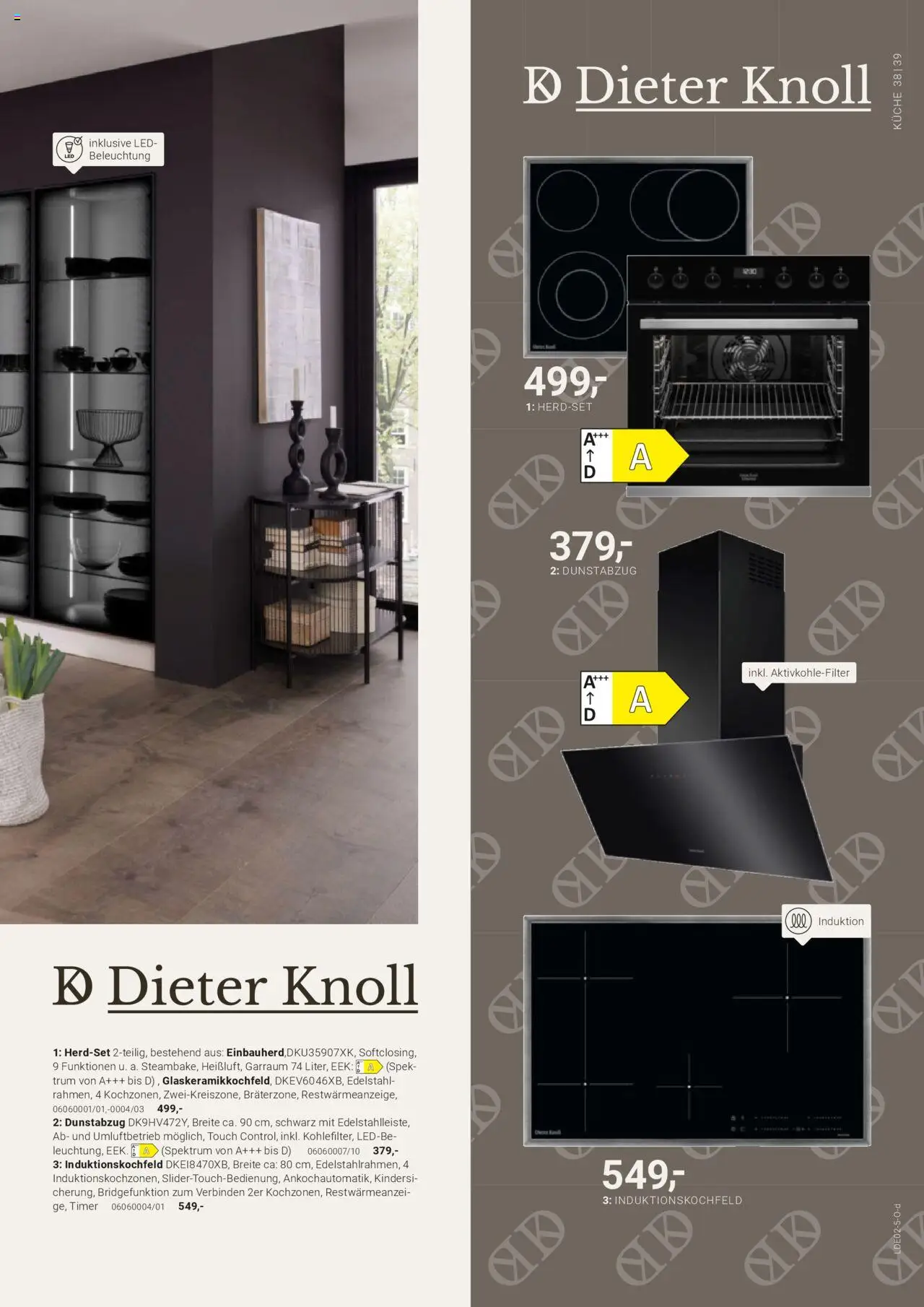 XXXL Lutz Dieter Knoll Spezial - gültig ab dem 04.08.2025 | Seite: 39 | Produkte: Küche, Dunstabzug