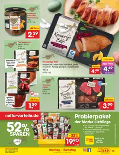 Netto Marken-Discount Prospekt 	 ab 16.03.2026 gültig | Seite: 19 | Produkte: Thunfisch, Pfeffer, Pfifferlinge, Ente