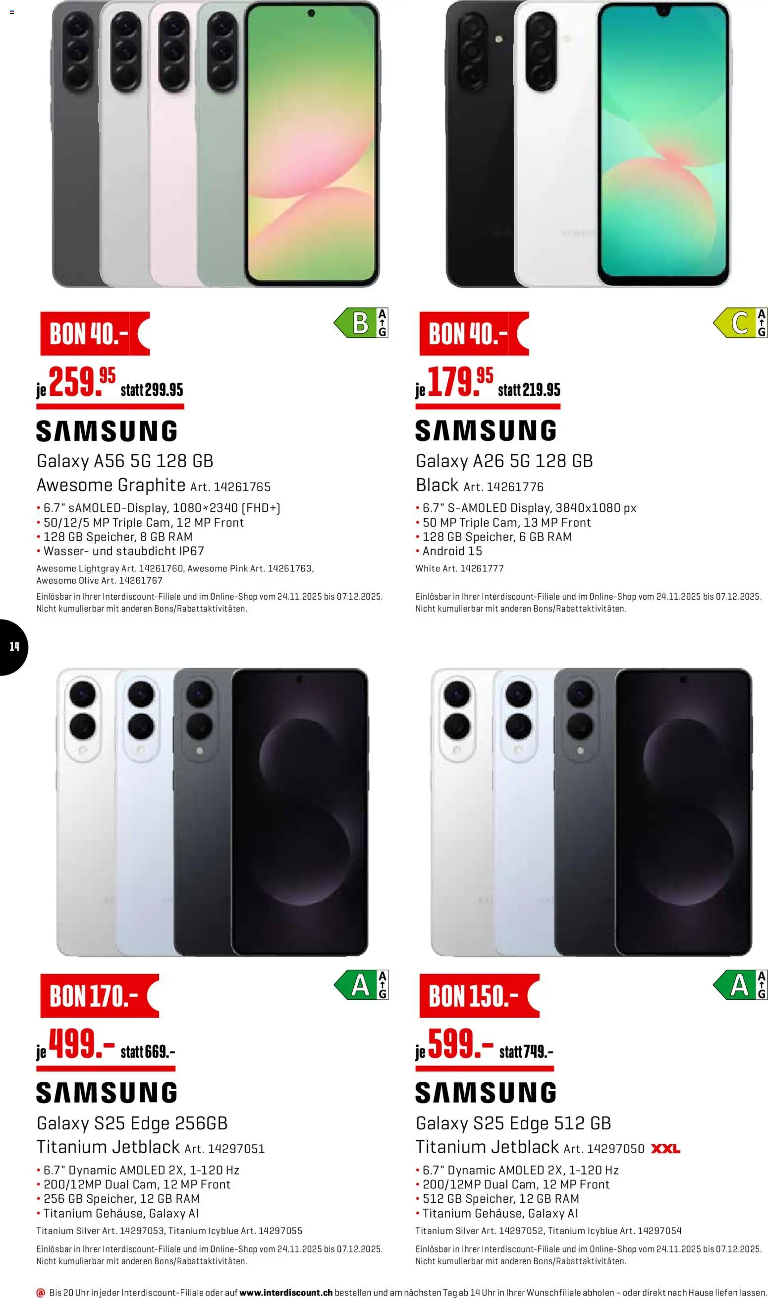 Interdiscount Aktionen – gültig ab 01.12.2025 | Seite: 14