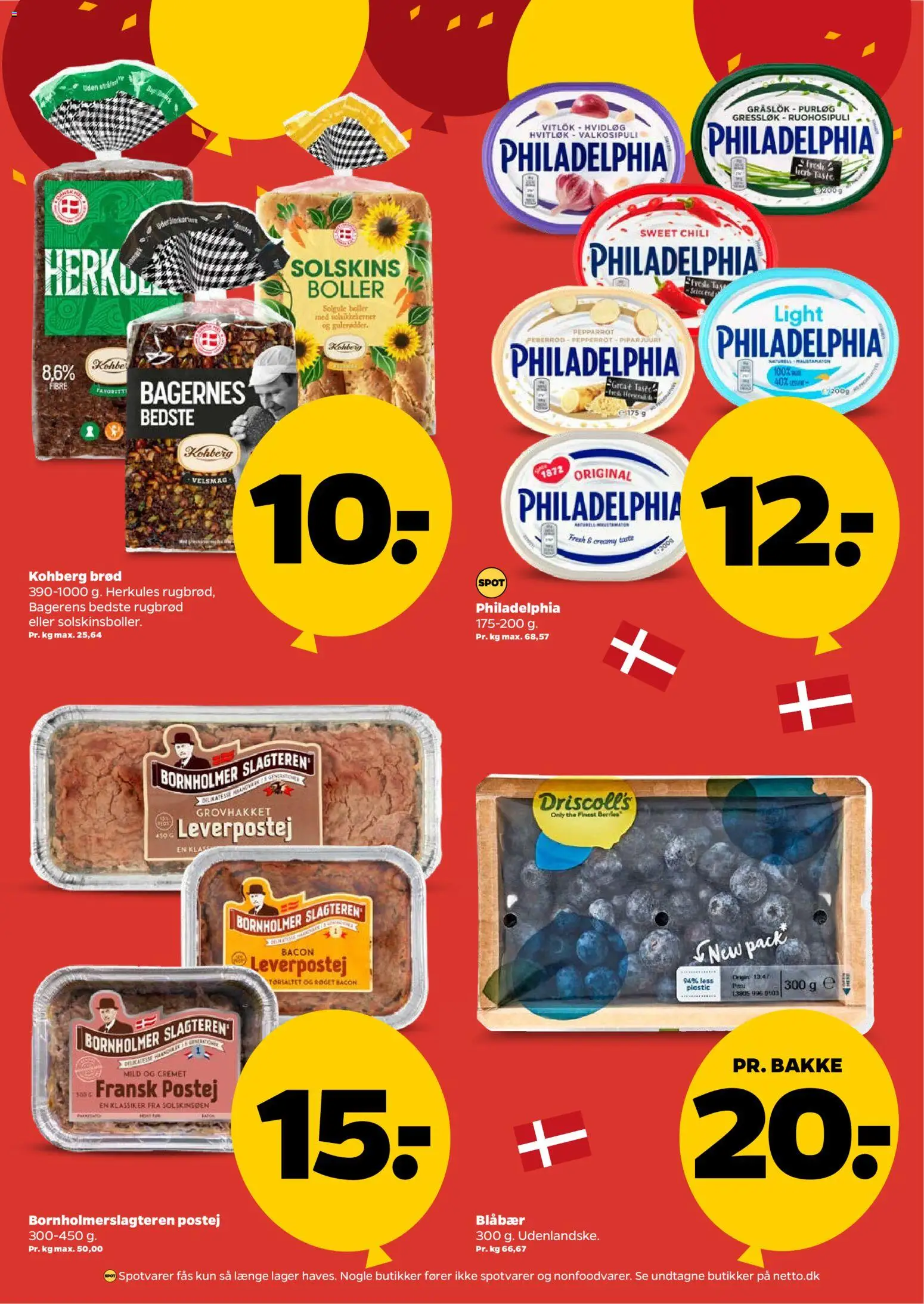 Netto tilbudsavis – gyldig fra 27.02.2026 | Side: 4 | Produkter: Blåbær, Purløg, Solsikkekerner, Rugbrød