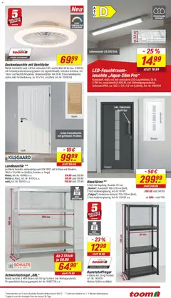 Toom Baumarkt Prospekt 	 ab 18.04.2026 gültig | Seite: 21 | Produkte: Ventilator, Schwerlastregal