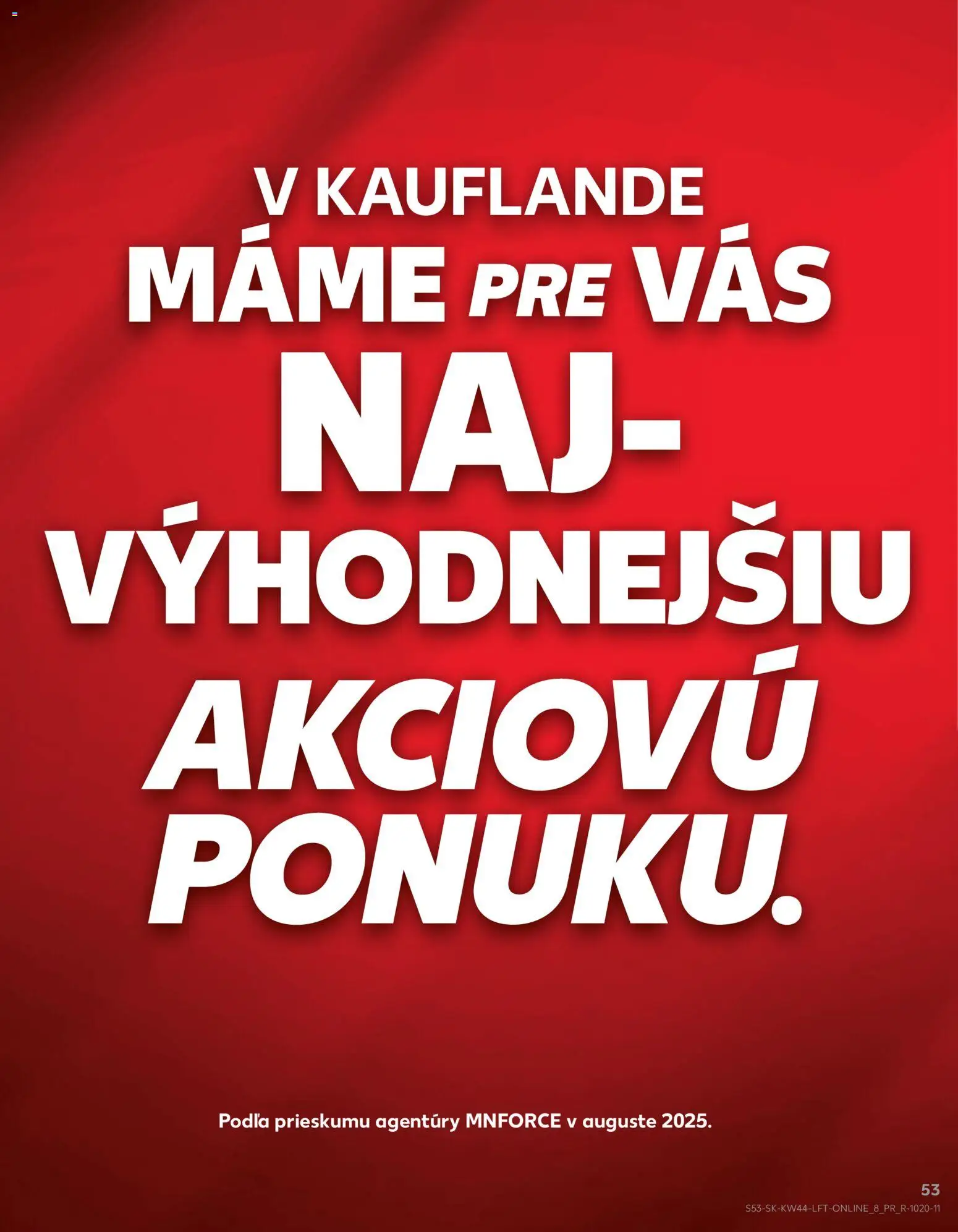 Nové Kaufland akcie – leták je platný od 30.10.2025 | Strana: 53