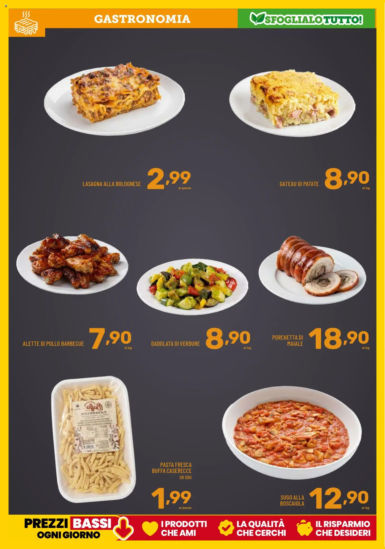 Volantino Il Centesimo del 03.02.2026 | Pagina: 6 | Prodotti: Pollo, Verdure, Barbecue, Sugo