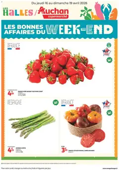 Auchan - Les bons plans du week-end dans votre super - Voorbeeld van een folder van Auchan, geldig van 16.04.2026