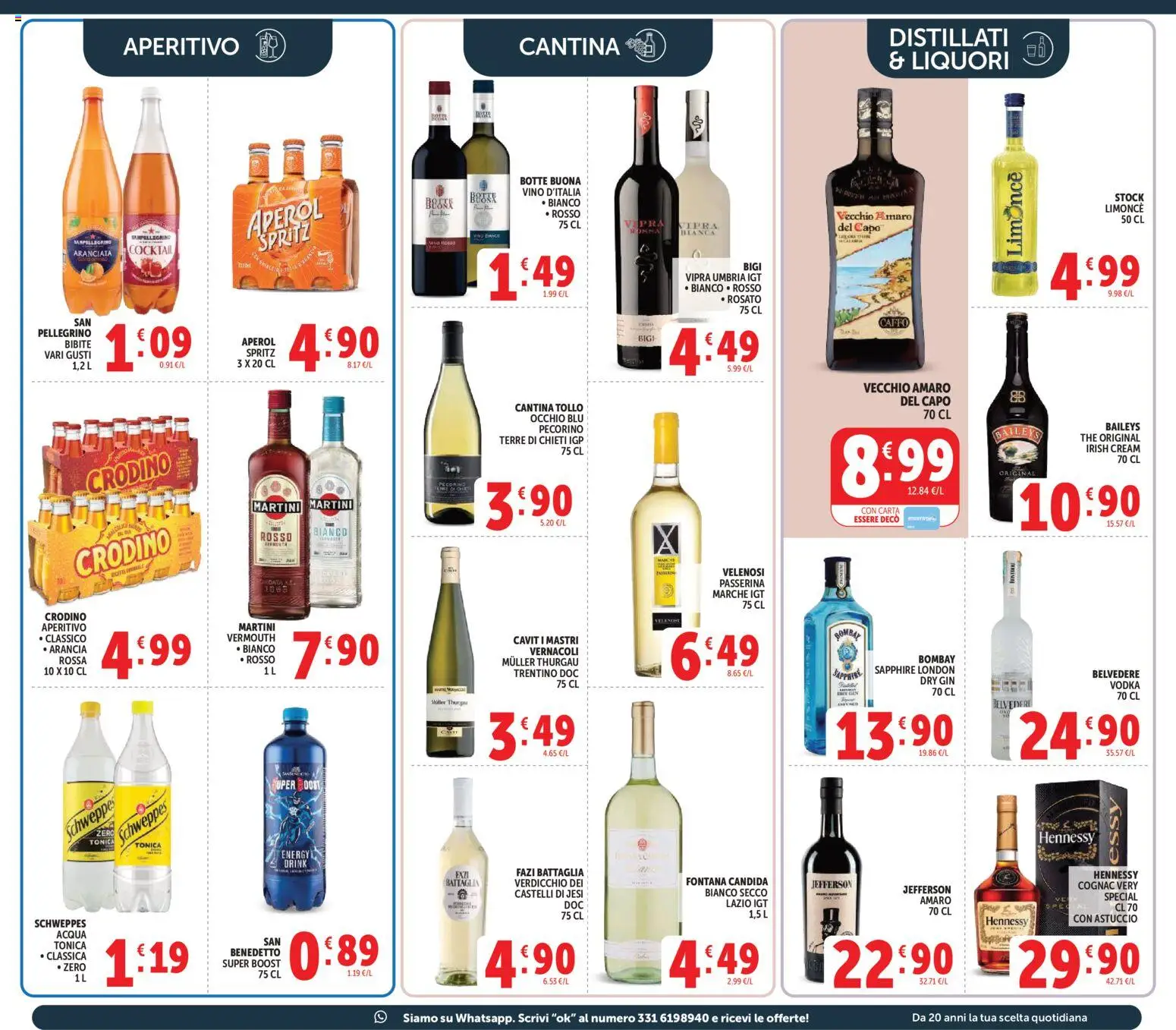 Volantino Decò del 27.03.2026 | Pagina: 25 | Prodotti: Vodka, Vino, The, Astuccio