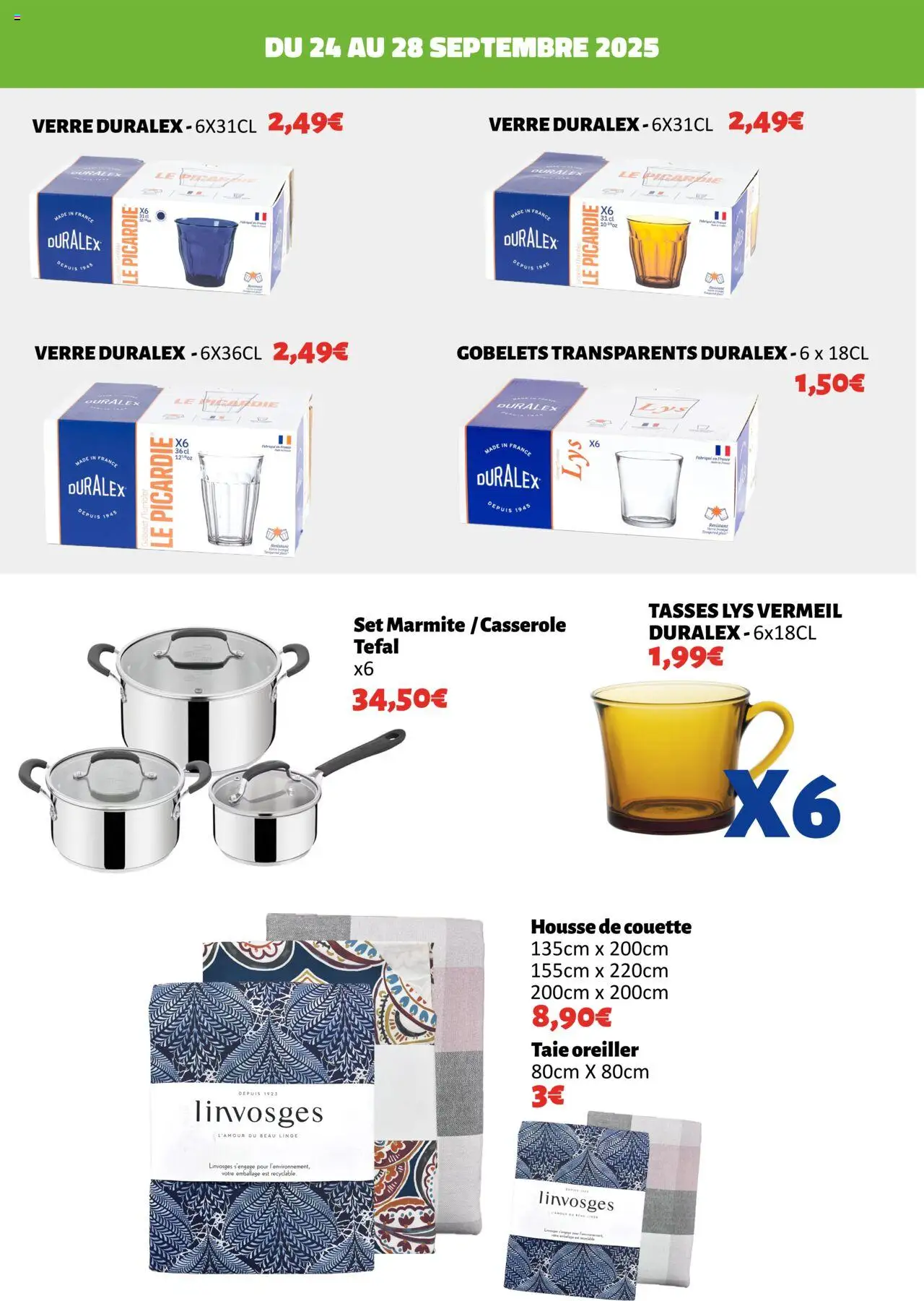  | Page: 12 | Produits: Oreiller, Housse de couette, Tefal, Couette