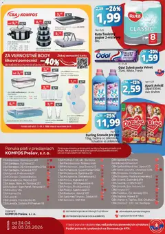 CBA Komfos leták platný od 24.04.2026 | Strana: 16