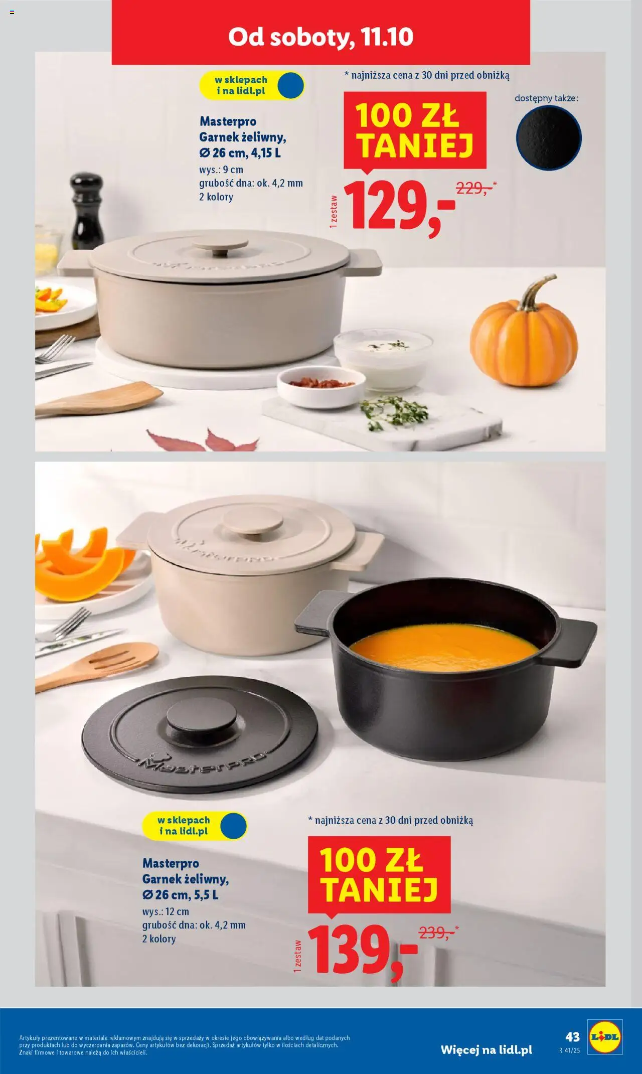 Lidl Katalog od 06.10.2025 | Strona: 47 | Produkty: Garnek