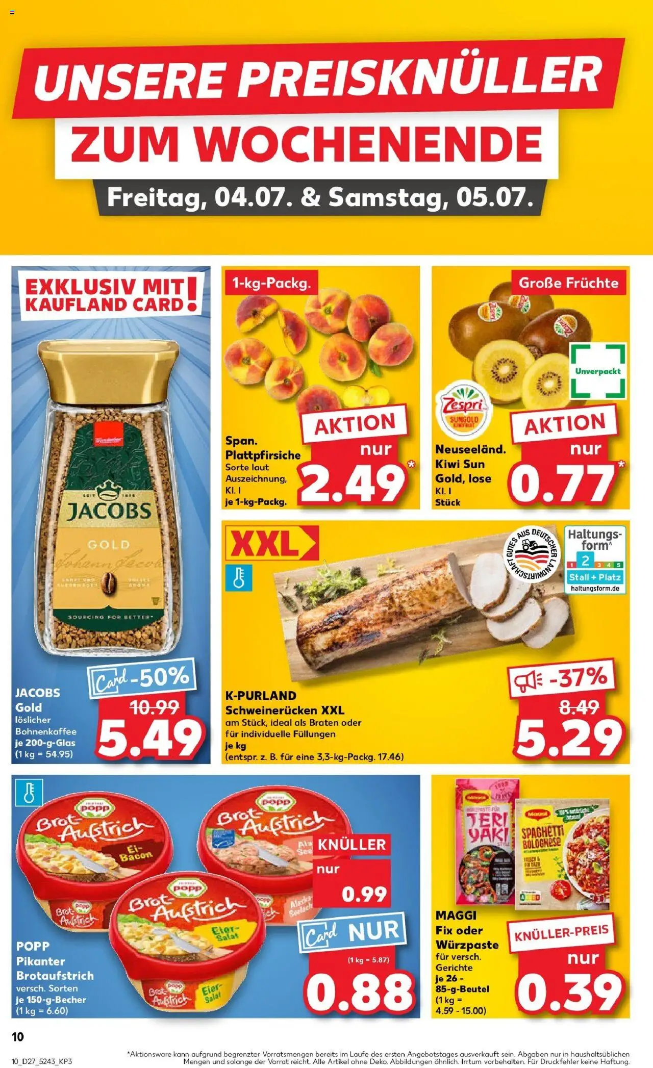 Kaufland prospekt Schwäbisch Gmünd	 - gültig ab dem 06.07.2025 | Seite: 25 | Produkte: Maggi, Maggi fix, Kiwi, Salat