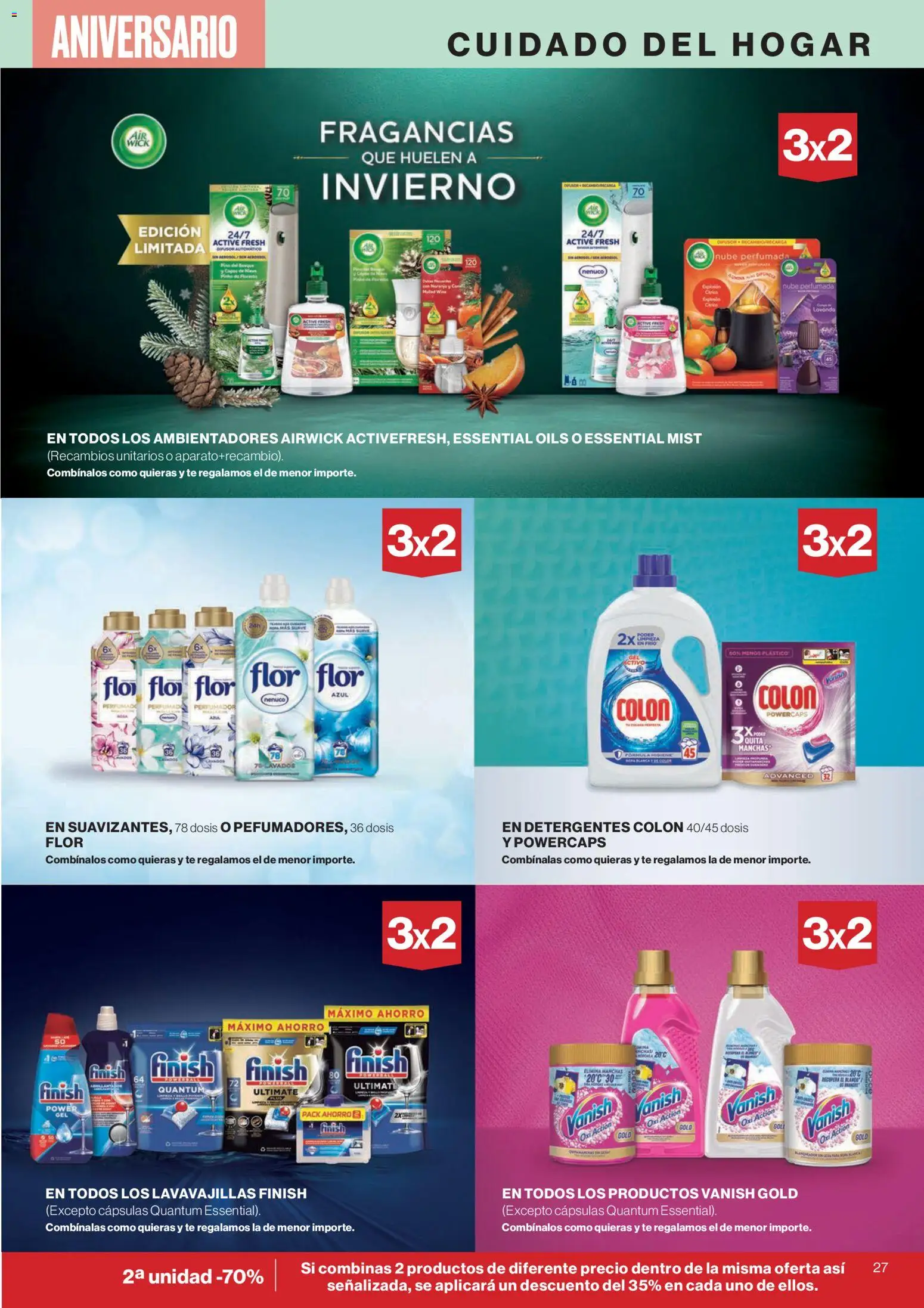 Supercor folleto │ válido desde el 23.10.2025 | Página: 27 | Productos: Té, Copos, Lavavajillas