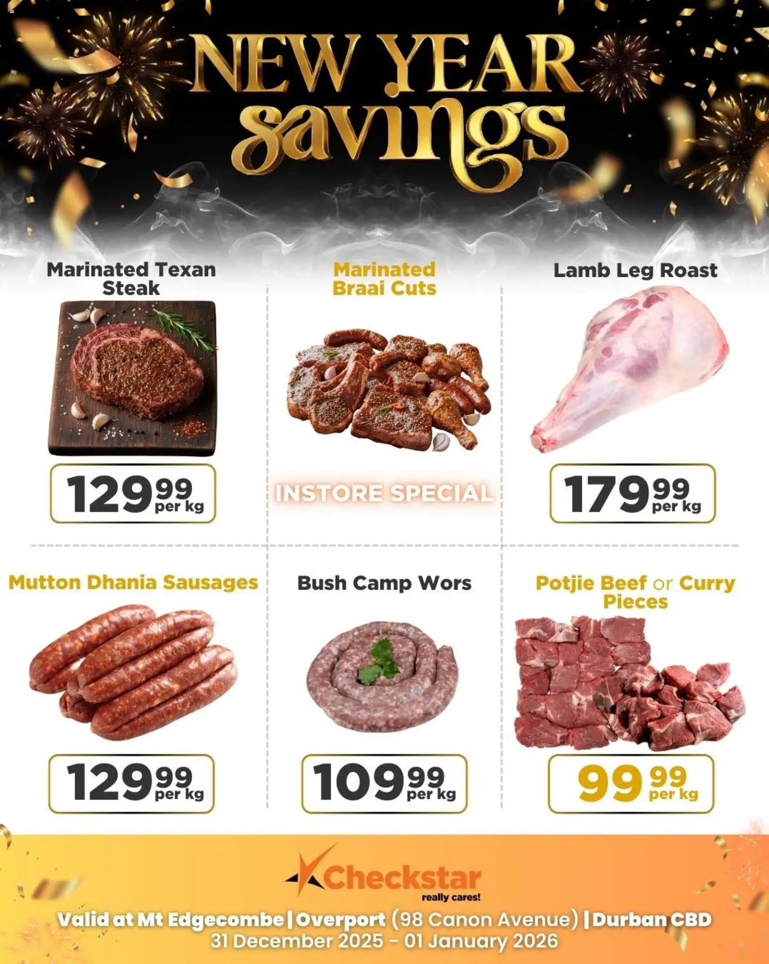 New Check Star catalogue – valid from 31.12.2025 | Page: 6 | Products: Steak, Beef