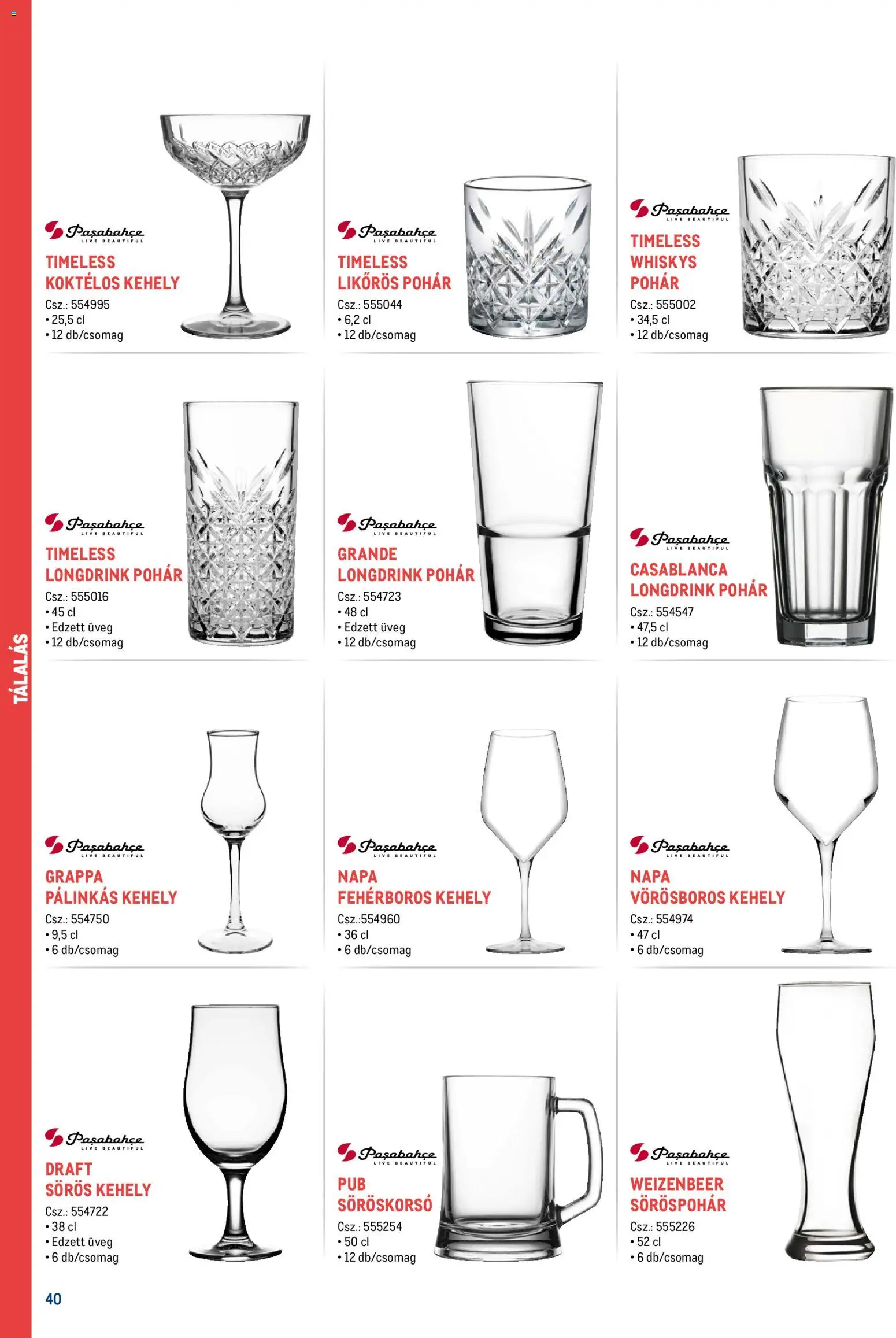 Metro akciós ujság - amely érvényes a következő dátumtól: 18.02.2026 | Oldal: 40 | Termékek: Grappa, Pohár
