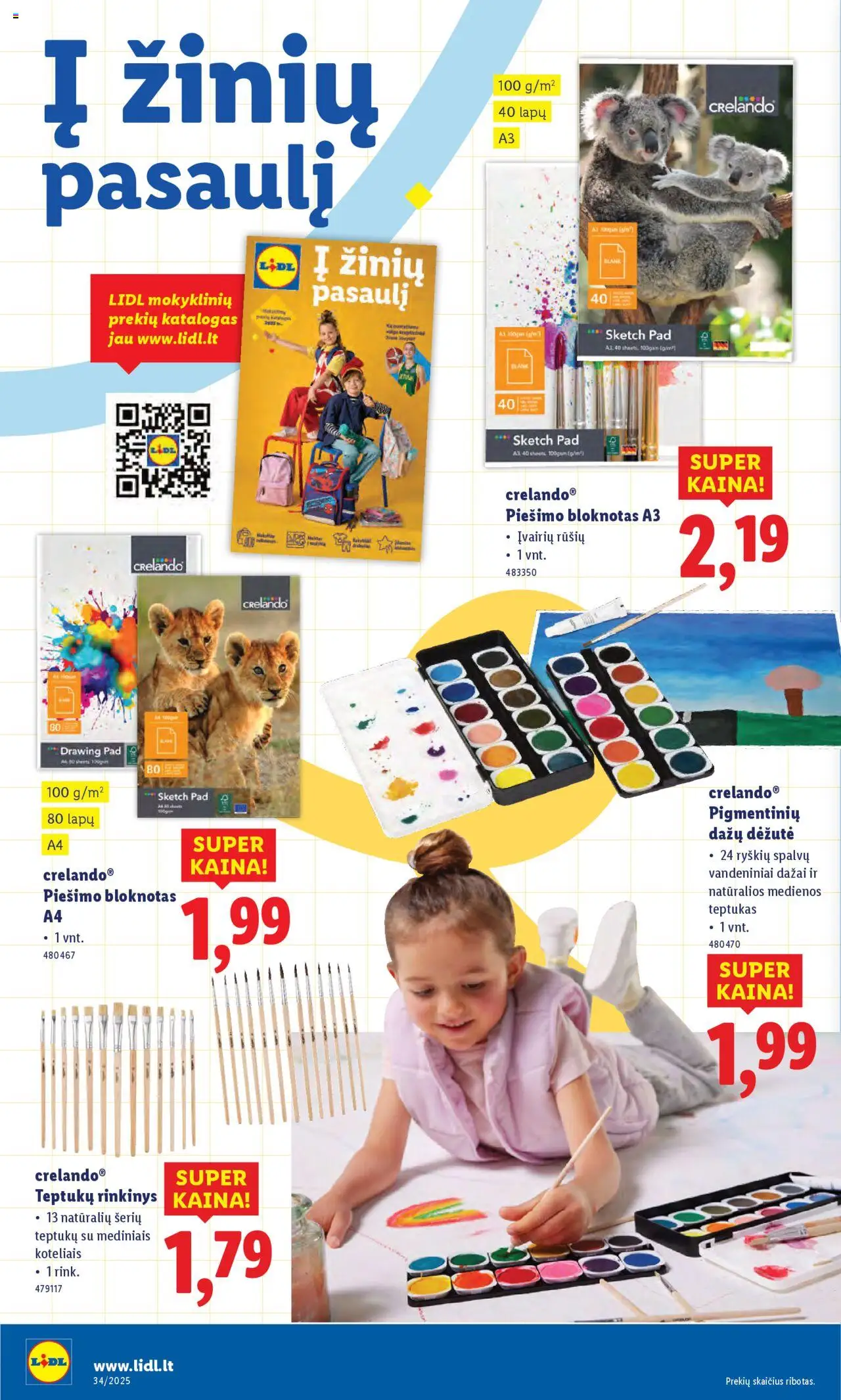 LIDL - Leidinys - Ne maisto prekių pasiūlymai│galioja nuo 18.08.2025 | Puslapis: 20 | Prekių: Teptukas