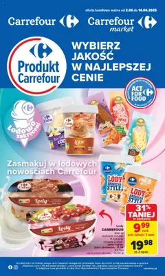 Carrefour Gazetka - Produkt Carrefour od poniedziałku od 02.06.2025 | Strona: 1 | Produkty: Mango, Czekoladowa, Bez laktozy, Popcorn