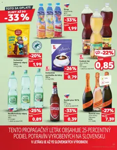 Svetlé pivo 10 %, Svetlé pivo 10 % 0,5 l + záloh za obal 0,13 │ platný od 21.08.2025 | Strana: 77