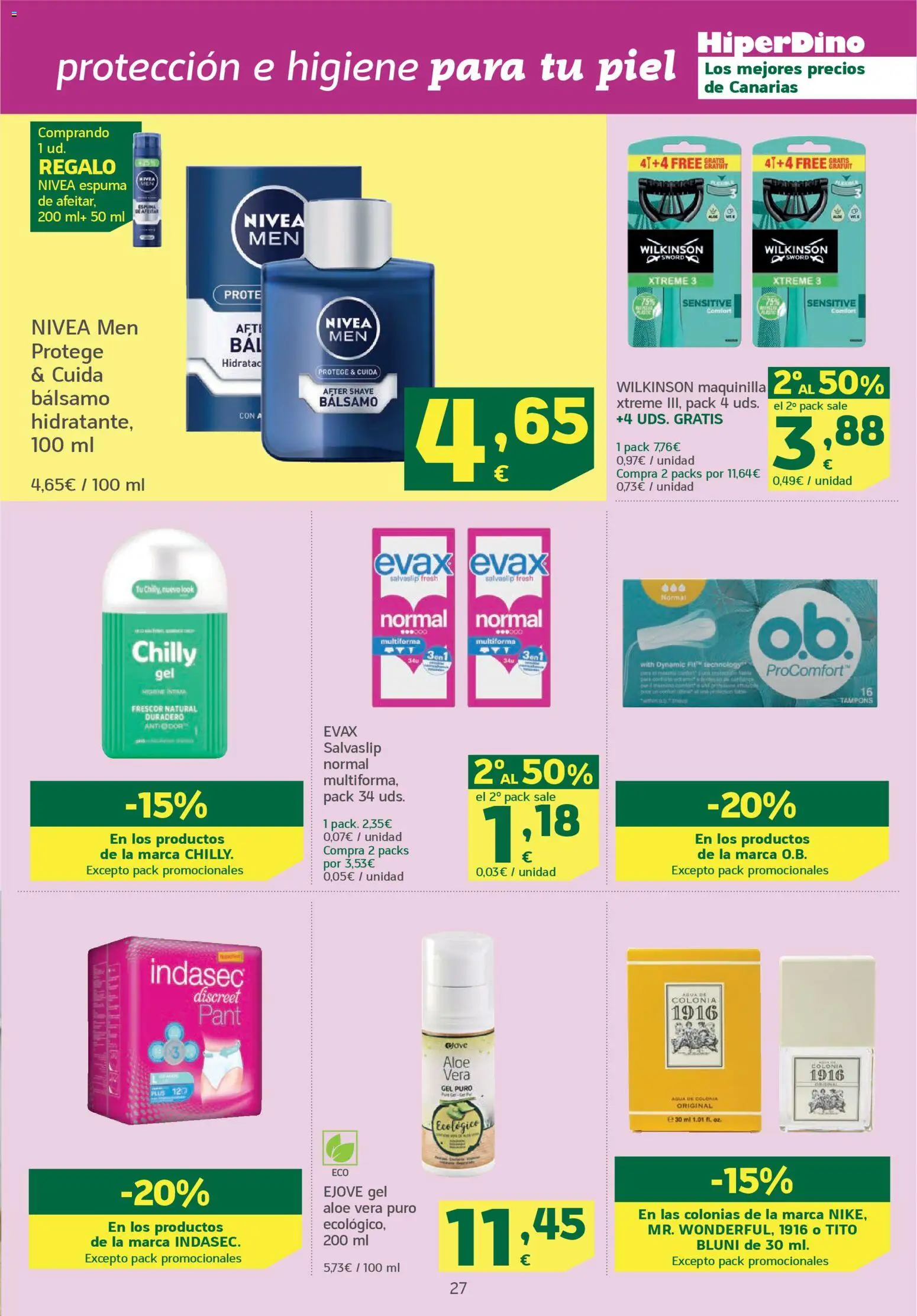 HiperDino folleto │ válido desde el 11.11.2025 | Página: 27 | Productos: Agua de colonia, Colonia