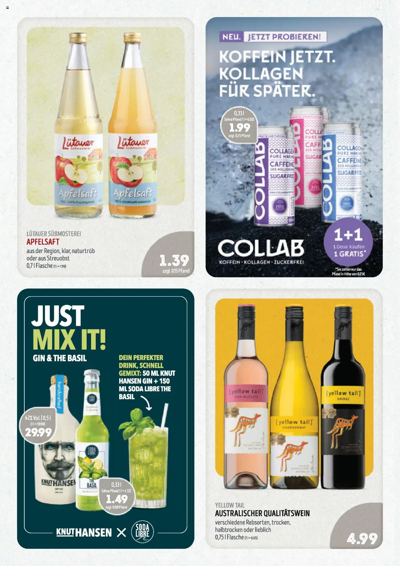 Edeka Struve Prospekt 	 – gültig ab 08.09.2025 | Seite: 14 | Produkte: Apfelsaft, Gin